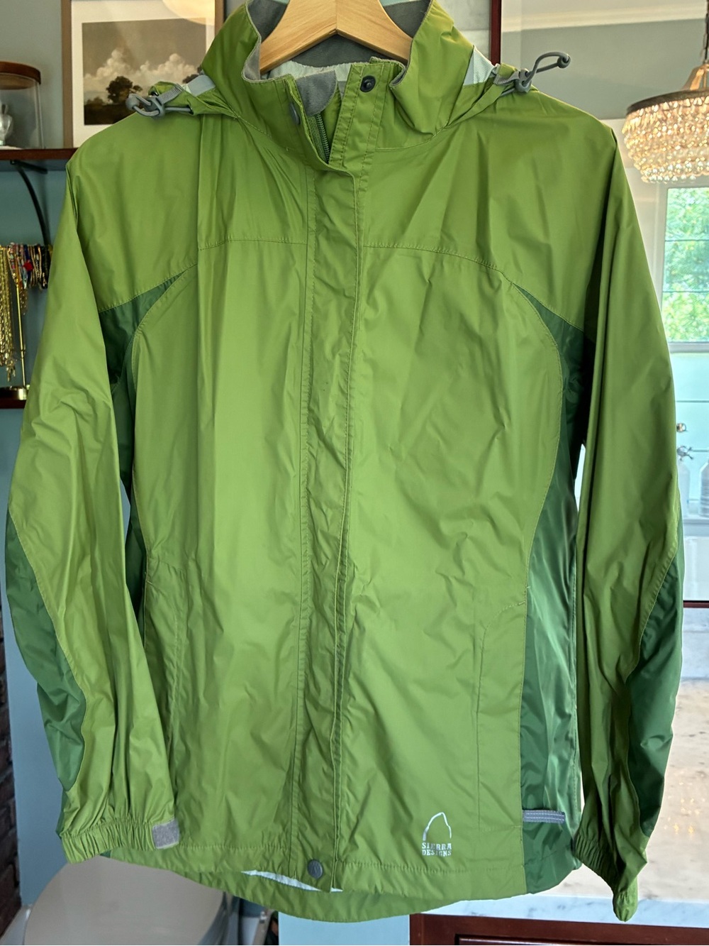 Sierra Designs Lightweight Rain Jacket with Hood Sz M